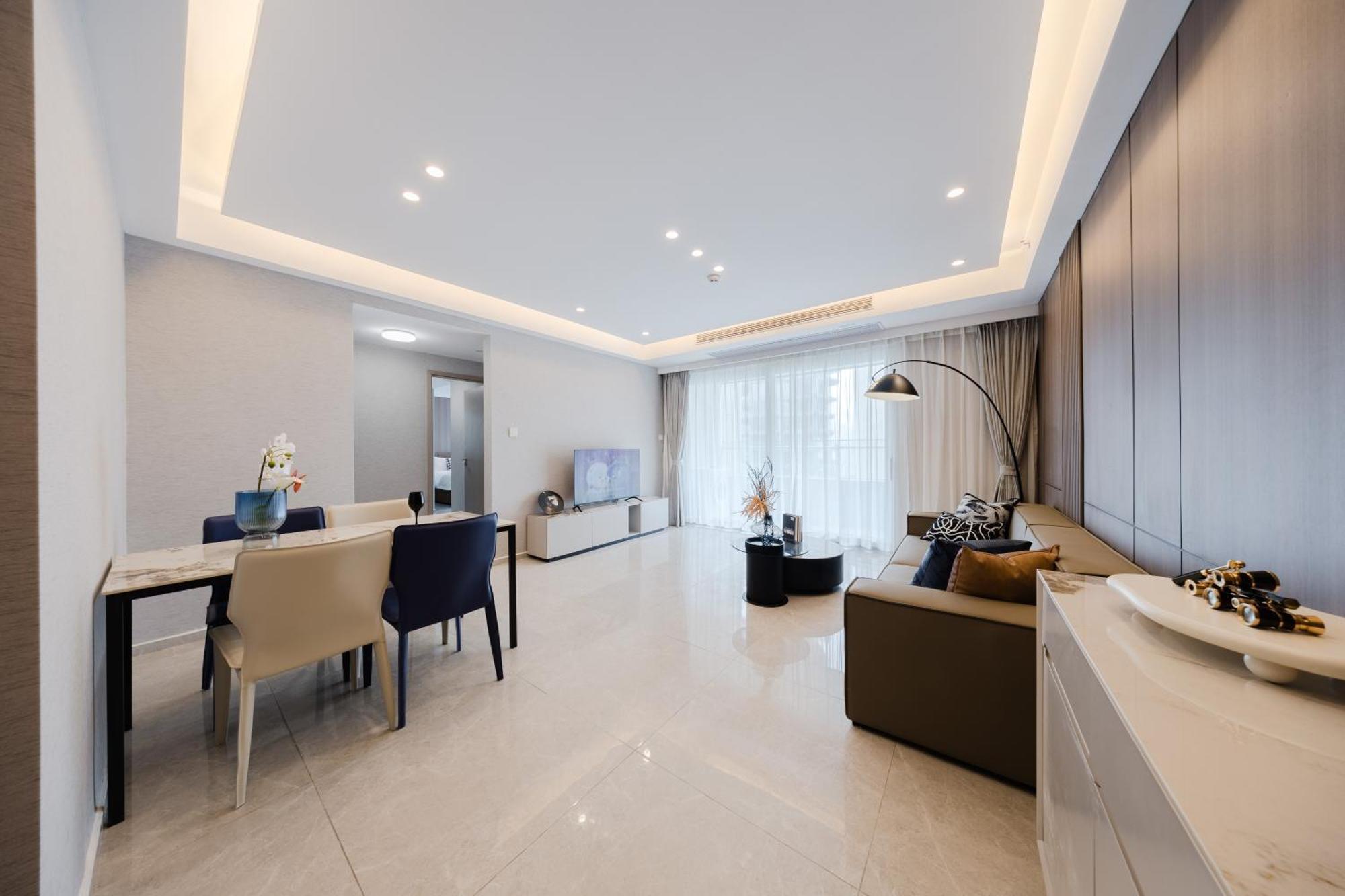 Boruisi Video And Audio Light House - Shenzhen Convention And Exhibition Center Gangxia Metro Station Aparthotel Exterior foto
