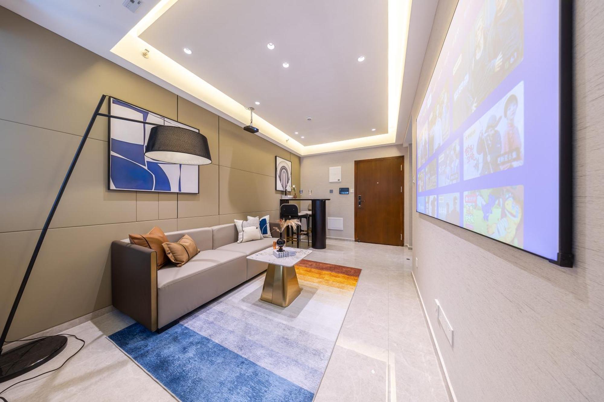 Boruisi Video And Audio Light House - Shenzhen Convention And Exhibition Center Gangxia Metro Station Aparthotel Exterior foto
