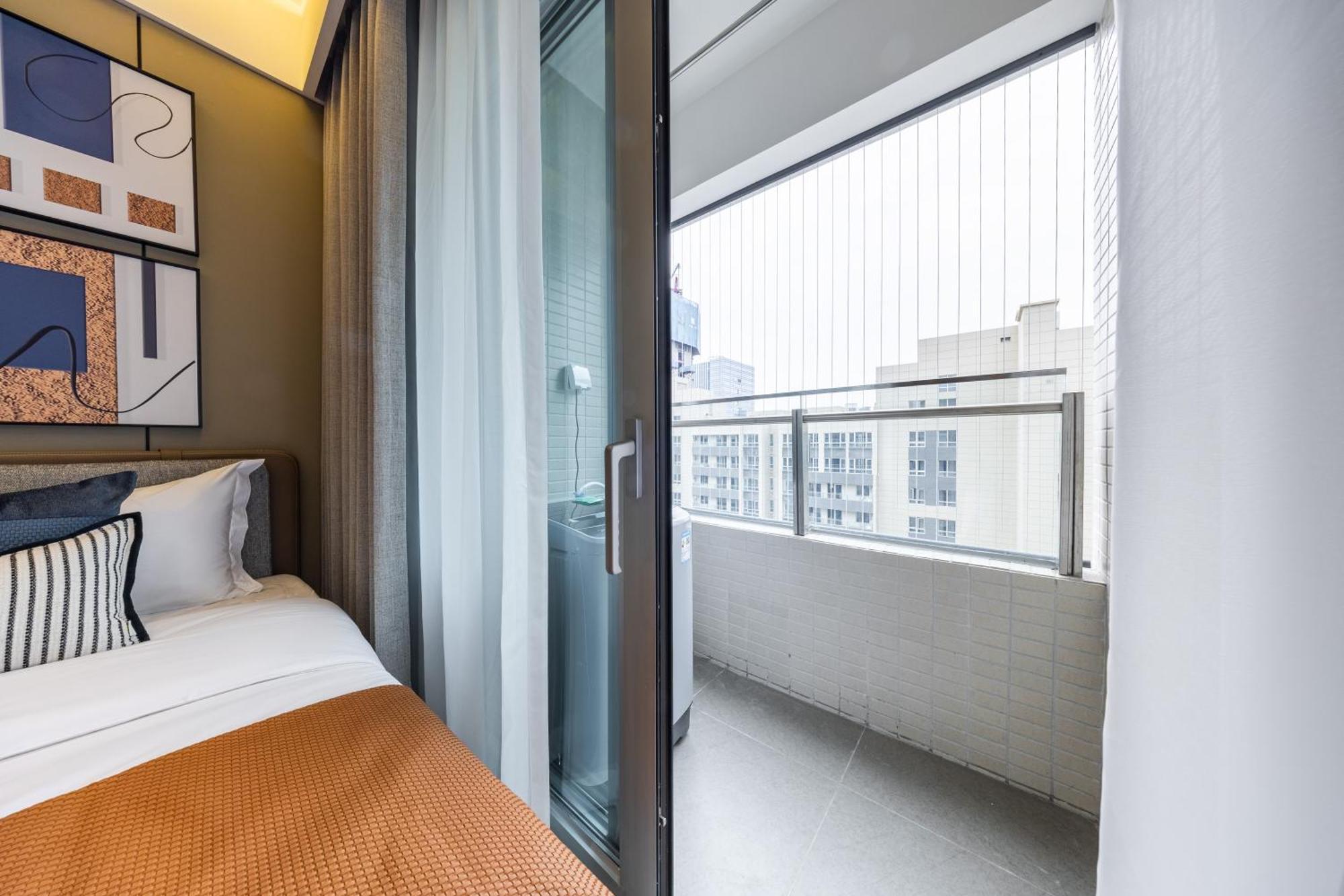 Boruisi Video And Audio Light House - Shenzhen Convention And Exhibition Center Gangxia Metro Station Aparthotel Exterior foto